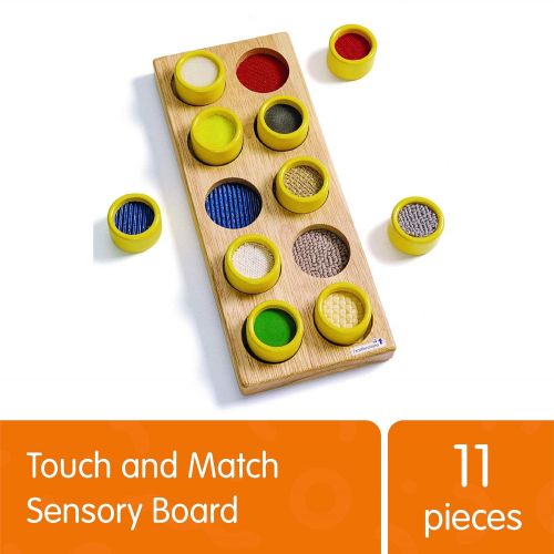  Excellerations Touch and Match Sensory 11 x 4 inches Board for Kids, Educational Toy, Kids Toys