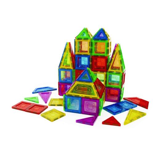  Excellerations Building Brilliance Magnetic Shapes Multipack 100 Pieces Rainbow Colors