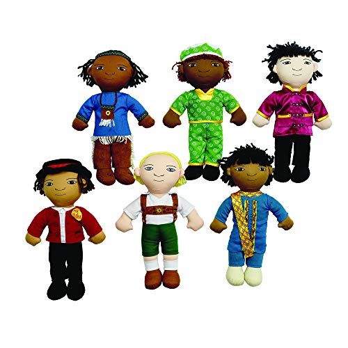  Excellerations WORLDALLB World Friend Dolls Boys (Pack of 6)