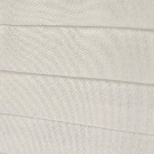  Exclusive Home Curtains EKO Linen Sheer Rod Pocket Window Curtain Panel Pair, Off-White, 50x84