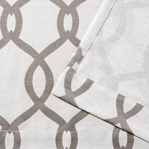  Exclusive Home Curtains Exclusive Home Kochi Linen Blend Grommet Top Curtain Panel Pair, Dove Grey, 52x108, 2 Piece