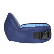 Excursion Home Baby Hip Seat Carrier - Baby Waist Seat with Adjustable Strap and Storage Pocket - Lightweight Baby Carrier Waist Stool Convinient Baby Front Carrier - Perfect for Travel (Dark Blu