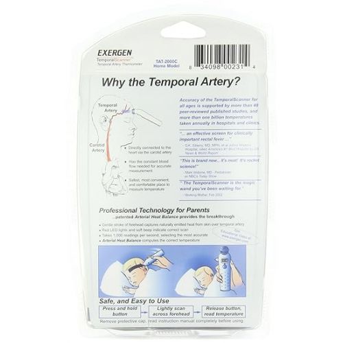  Exergen Thermometer, Temporal Scanner 1 thermometer