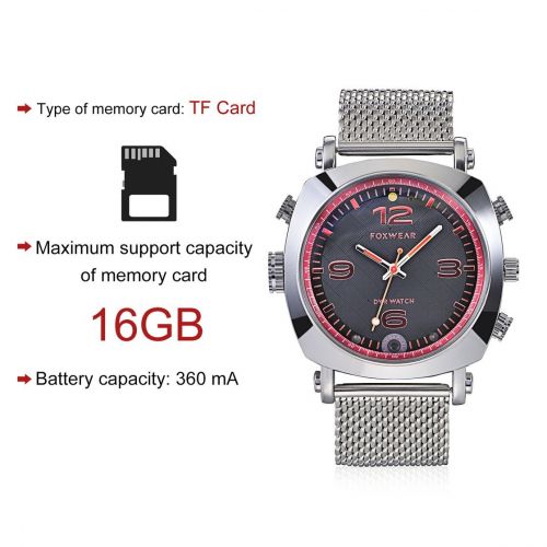  Exiao FOXWEAR-F25 WiFi Camera Watch Smart Phone Support Smartwatch Remote Control