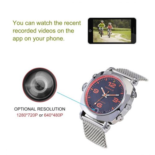  Exiao FOXWEAR-F25 WiFi Camera Watch Smart Phone Support Smartwatch Remote Control