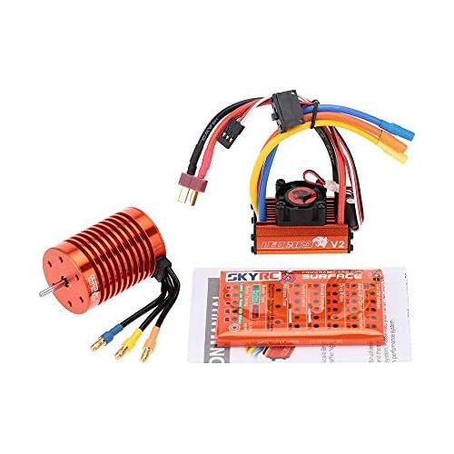  Exiron Brand SKYRC 13T 3000KV Brushless Motor+60A Brushless ESC with 5V2A BEC Linear Mode+Program Card Combo Set for 110 RC Car