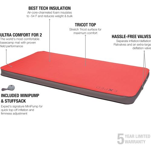  Exped MegaMat Duo 10 Insulated Self-Inflating Sleeping Pad