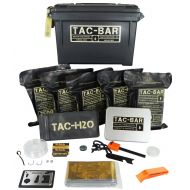 Expedition Research LLC Tac-Bar Ready to Eat Tactical Food Rations for 5 Days (12,500cals) with 10 Aquatab 17 mg Water Purification Tablets - Free Survival Kit