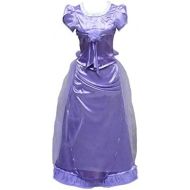 Expeke Women Light Purple Dress Soldier Suit Costume for Halloween Cosplay