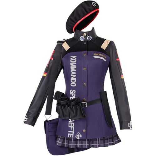  Expeke Women Girls Commander Frontline Series Cosplay Costume