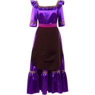 Expeke Women Purple Dress Costume Mama Cosplay