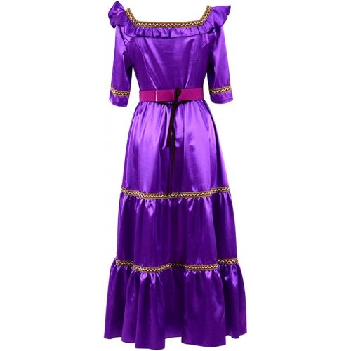  Expeke Women Purple Dress Costume Mama Cosplay