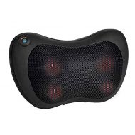 Experience Counts Shiatsu Back Neck Massager - Kneading Massage Pillow with Heat for Shoulders, Lower Back, Calf, Legs, Foot - Use at Home, Office, and Car. Best Back Massagers Great Gift, Gifts for