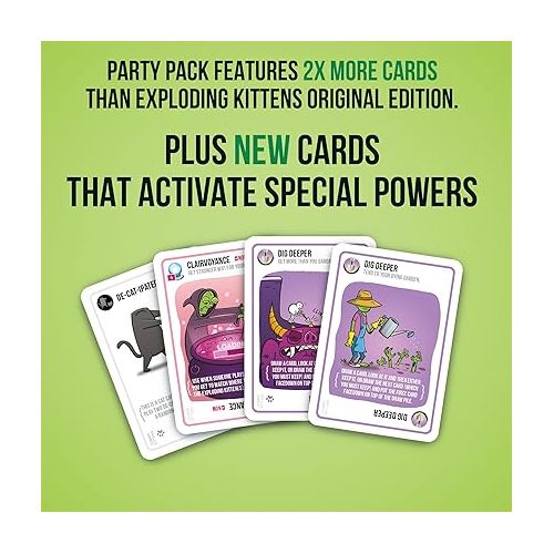  Zombie Kittens Card Game by Exploding Kittens - Fun Family Card Games for Adults Teens & Kids for Night Entertainment, 2-5 Players