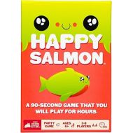 Exploding Kittens Happy Salmon - Easter-Themed Card Game for Family Fun - 3-6 Players, Ages 6+ - Quick 90-Second Rounds