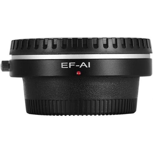  Explopur EF-AI Lens Adapter Ring Manual Focus for Canon EF EF-S Lens to Fit for AI F Mount SLR Camera for D3500 D5600 D610 D7000 D7100 D7200 D7500 D5200 D5300 D3400