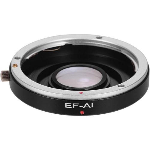  Explopur EF-AI Lens Adapter Ring Manual Focus for Canon EF EF-S Lens to Fit for AI F Mount SLR Camera for D3500 D5600 D610 D7000 D7100 D7200 D7500 D5200 D5300 D3400