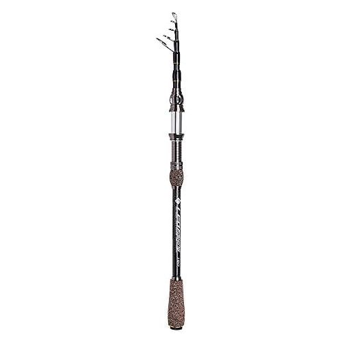  [아마존베스트]Explopur 1.8m Sea Fishing Rod - Telescopic Carbon Fishing Rod Ultralight Travel Rod with Cork Handle