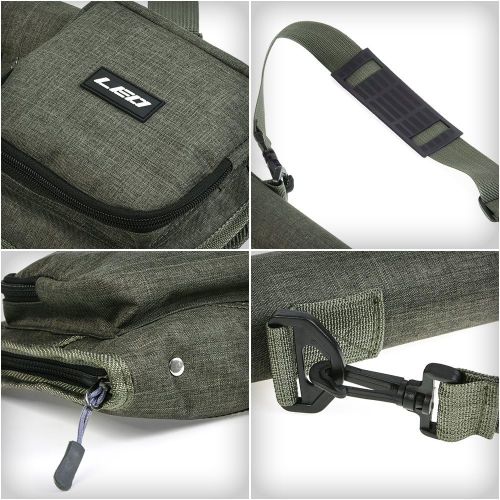  [아마존베스트]Explopur Canvas Fishing Rod Bag - Portable Fishing Rod Storage Bag