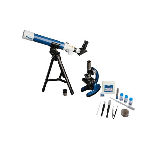  Explore One Apollo Telescope and Microscope Set with Case