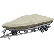 Explore Land Trailerable Waterproof Boat Cover Fits 14'-16'Long Beam Width up to 76