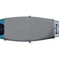 Explore Land Universal Kayak Cockpit Drape Waterproof Seal Cockpit Cover for Indoor and Outdoor Regular 44 x 28 inch, Grey