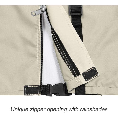  Explore Land 600D Waterproof Golf Cart Cover Universal Fits for Most Brand 4 Passenger Golf Cart