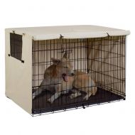 Explore Land Dog Crate Cover Durable Polyester Pet Kennel Cover Universal Fit for Wire Dog Crate
