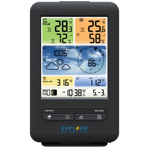  Explore Scientific 5-in-1 Wi-Fi Professional Weather Station