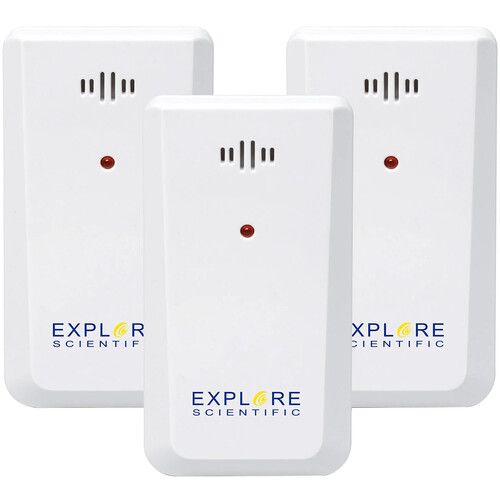  Explore Scientific Radio Weather Station with 3 Sensors (White)