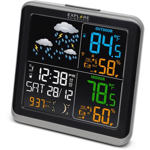  Explore Scientific Color Radio Weather Station