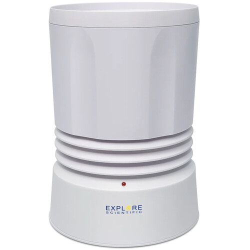  Explore Scientific Wireless Rain Gauge with Outdoor Temperature