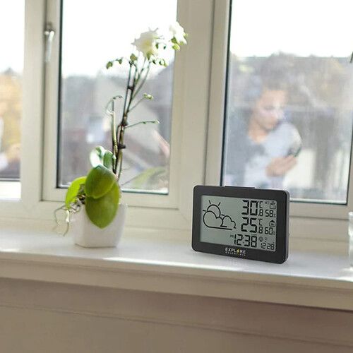  Explore Scientific Large Display Weather Station with Temperature and Humidity