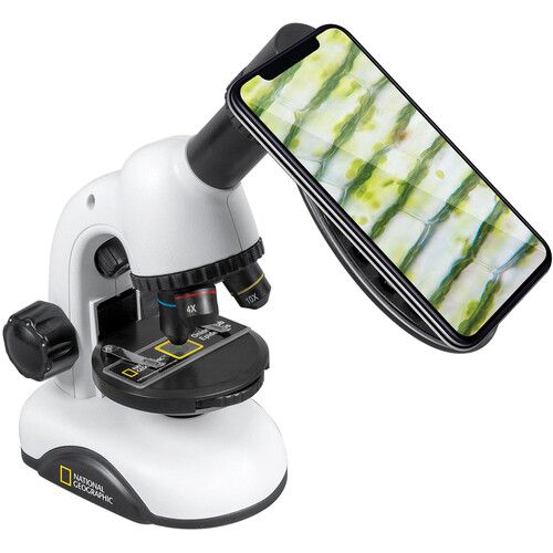  Explore Scientific National Geographic 40x-640x Zoom Microscope with Smartphone Adapter