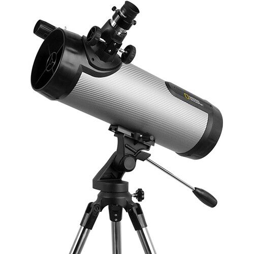  Explore Scientific National Geographic NT114CF 114mm f/4.4 Reflector Telescope (Silver)