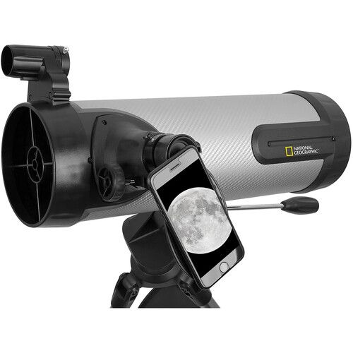  Explore Scientific National Geographic NT114CF 114mm f/4.4 Reflector Telescope (Silver)