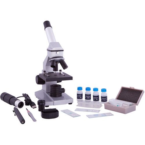  ExploreOne 40x-1024x USB Eyepiece Microscope Kit (Gray-Black)