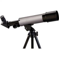 ExploreOne CF350 50mm f/7 Carbon Fiber AZ Refractor Telescope (Silver)