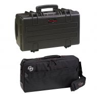 Explorer Cases 5122KTB 5122 Case with Custom Removable Padded Divider Bag for Cameras or Similar Electronic Gear and Organizer Lid Panel (Black)