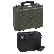 Explorer Cases 4820KTG 4820 Case with Custom Removable Padded Divider Bag for Cameras or Similar Electronic Gear and Organizer Lid Panel (Olive)