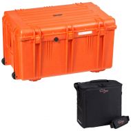 Explorer Cases 7641KTOO 7641 Case with Custom Removable Padded Divider Bag for Cameras or Similar Electronic Gear and Organizer Lid Panel (Orange)