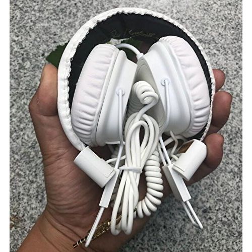  Express-car NEW 6.3 3.5mm DJ Headset Headphones with Microphone, Portable Headphones Stereo Bass Headset with Volume Control and In-line Microphone for Cellphones and PC and Laptop and Tablet