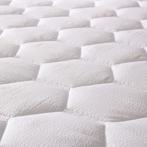  Exqhome EXQ Home Mattress Pad Twin Size Quilted Mattress Protector Fitted Sheet Mattress Cover for Bed Stretch Up to 18”Deep Pocket (Hypoallergenic, Breathable, Antibacterial)