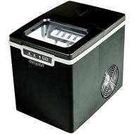 Exquisit Eiswuerfelmaschine EM 6001 sw | Ice Maker | Eiswuerfelproduktion in 7 Minuten | 1,9 Liter Wassertank | ohne Wasseranschluss | 120 W | schwarz