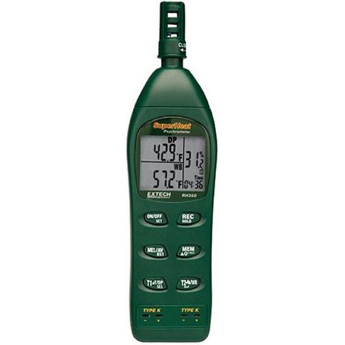  [아마존베스트]Extech RH350 Psychrometer with 2 Type K Remote Temperature Probes