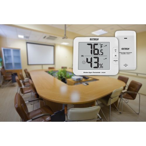  Extech RH200W Wireless Indoor/Outdoor Hygro-Thermometer Indicator