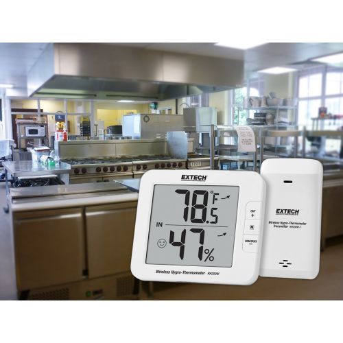  Extech RH200W Wireless Indoor/Outdoor Hygro-Thermometer Indicator