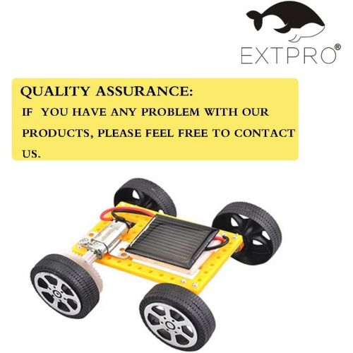  [아마존베스트]Extpro Solar Car - DIY Assemble Toy Set Solar Powered Car Kit Science Educational Kit for Kids Students