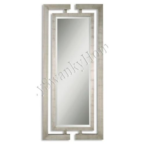  Extra Long Contemporary Silver Wall Mirror Full Length Modern