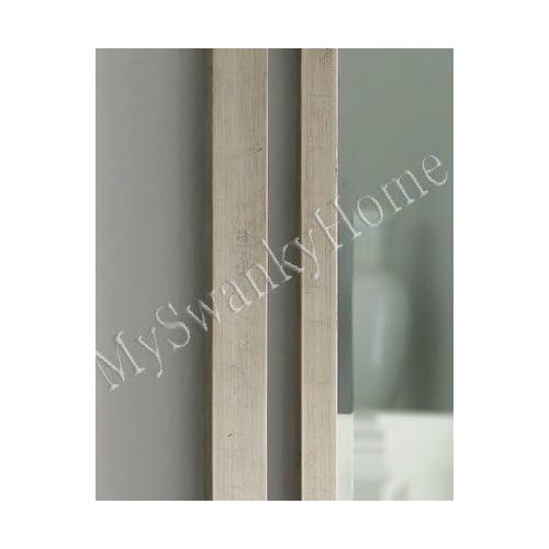  Extra Long Contemporary Silver Wall Mirror Full Length Modern